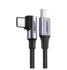 Кабель Ugreen US255 USB-C - USB-C, 1м, Black-Gray (50123)