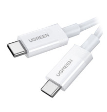 Кабель Ugreen US506 USB Type-C - USB Type-C (M/M), 0.8 м, White (40113)