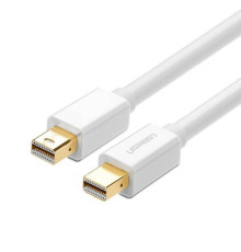 Кабель Ugreen MD111 mini DisplayPort - mini DisplayPort (M/M), 2 м, White (10429)