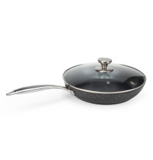 Сковорода кована з кришкою Holmer FP-22730-SSMBML Elegance 30 см