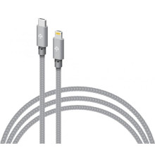 Кабель Intaleo CBGNYTL1 USB Type-C - Lightning (M/M), 30W, 1 м, Grey (1283126559587)