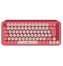 Клавiатура бездротова Logitech Pop Wireless Heartbreaker Rose (920-010737)