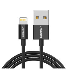 Кабель Ugreen USB - Lightning (M/M), 2 м, Black (80823)