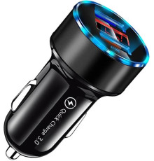 Автомобільний зарядний пристрій XoKo CC-250 (2USB, 2.1А) Black (CC-250)