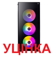 Корпус 1stPlayer V3-B-4F1 Black без БЖ