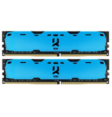 Модуль пам`ятi DDR4 2x4GB/2400 GOODRAM Iridium Blue (IR-B2400D464L15S/8GDC)