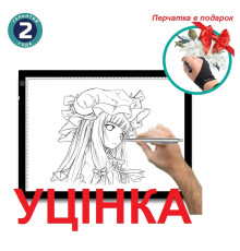 LED планшет (светокопировальный) Huion A3 + перчатка У1