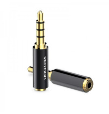Адаптер Vention 2.5 мм - 3.5 мм (F/M), Black (BFBB0)