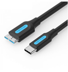 Кабель Vention USB Type-C - micro USB Type-B (M/M), 1 м, Black (CQABF)