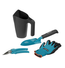 Комплект садовых инструментов Gardena Classic Ergo (арт.8950, 8754, 11511) с ковшом (08966-30.000.00)