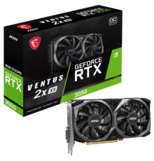 Відеокарта GF RTX 3050 8GB GDDR6 Ventus 2X XS MSI (GeForce RTX 3050 VENTUS 2X XS 8G)