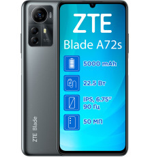 Смартфон ZTE Blade A72s 4/128GB Dual Sim Grey