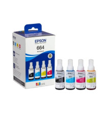 Комплект чорнила Epson L100/L200 Multipack (C,M,Y,Bk) (C13T66464A)