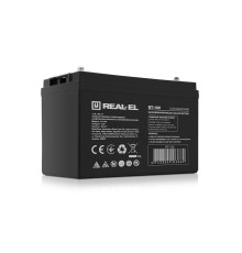 Акумуляторна батарея REAL-EL 12V 100AH (EL122200001) AGM