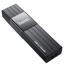 Кардрідер USB2.0 Hoco HB20 Black (HB20U2)