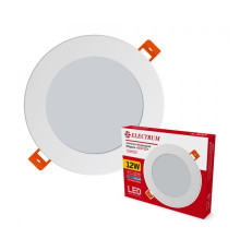 Світильник вбудований світлодіодний Electrum Leo 12W 4000К (B-LD-0739)