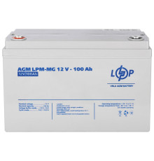 Аккумуляторная батарея LogicPower 12V 100AH (LPM-MG 12 - 100 AH) AGM мультигель