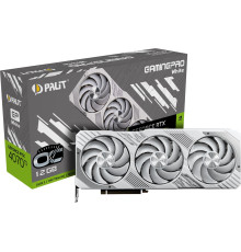 Видеокарта GF RTX 4070 Ti 12GB GDDR6X GamingPro OC White Palit (NED407TV19K9-1043W)