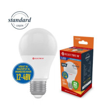 Лампа світлодіодна низьковольтна ELECTRUM 10W 12-48V E27 4000K (A-LS-1891)