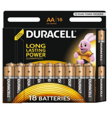 Батарейка Duracell Plus AA/LR06 BL 18шт