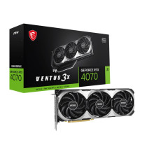 Видеокарта GF RTX 4070 12GB GDDR6X Ventus 3X E OC MSI (GeForce RTX 4070 VENTUS 3X E 12G OC)