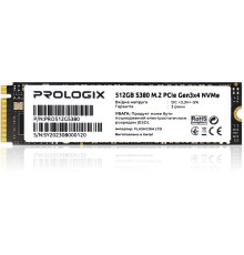 Накопичувач SSD  512GB Prologix S380 M.2 2280 PCIe 3.0 x4 NVMe TLC (PRO512GS380)_акція