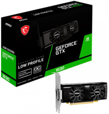 Відеокарта GF GTX 1630 4GB GDDR6 LP OC MSI (GeForce GTX 1630 4GT LP OC)