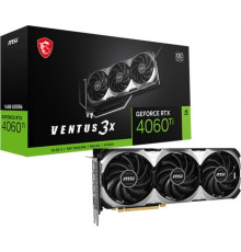 Видеокарта GF RTX 4060 Ti 16GB GDDR6 Ventus 3X OC MSI (GeForce RTX 4060 Ti VENTUS 3X 16G OC)