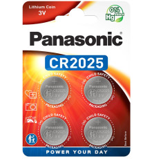 Батарейка Panasonic CR 2025 BL 4шт
