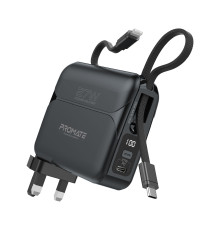 Універсальна мобільна батарея Promate PowerPack-20Pro Black 20000mAh