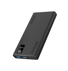 Універсальна мобільна батарея Promate Bolt-10Pro Black 10000mAh