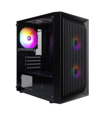 Корпус 1stPlayer BS-2-BK-3F1 Black без БЖ