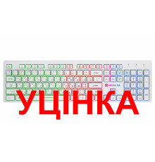 Клавіатура REAL-EL Comfort 7070 Ukr White