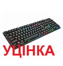 Клавіатура REAL-EL Comfort 7011 Backlit Ukr Black