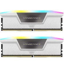 Модуль пам`ятi DDR5 2x16GB/6400 Corsair Vengeance RGB White (CMH32GX5M2B6400C36W)