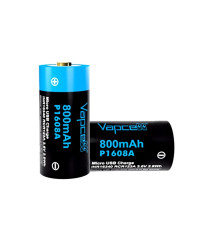 Аккумулятор Vapcell CR123A/16340 microUSB 800mAh 1шт