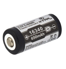 Аккумулятор XTAR CR123A/16340 650mAh 1шт