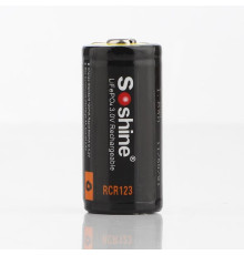 Аккумулятор Soshine CR123A/16340 600mAh 1шт