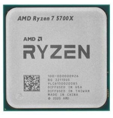 Процесор AMD Ryzen 7 5700X (3.4GHz 32MB 65W AM4) Tray (100-000000926)