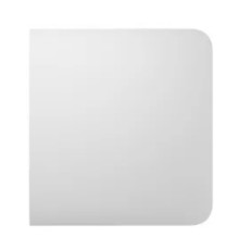 Кнопка  для одноклавішного або прохідного вимикача Ajax SideButton (1-gang/2-way) white