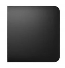 Кнопка  для одноклавішного або прохідного вимикача Ajax SideButton (1-gang/2-way) black