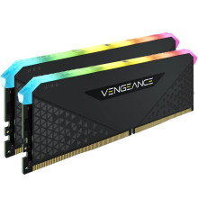 Модуль памяти DDR4 2x8GB/3200 Corsair Vengeance RGB RS Black (CMG16GX4M2E3200C16)