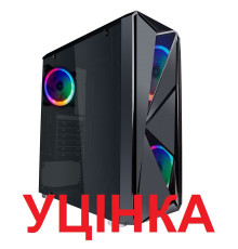 Корпус 1stPlayer F4-3R1 Color LED Black 500W
