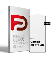 Защитное стекло Armorstandart Pro для Tecno Camon 20 Pro 4G Black (ARM68940)