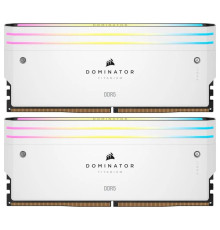 Модуль памяти DDR5 2x16GB/6000 Corsair Dominator Titanium RGB White (CMP32GX5M2B6000C30W)