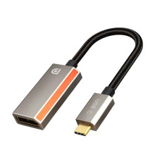 Адаптер Сabletime DisplayPort - USB Type-C (F/M), 0.2 м, Gray (CP16A)