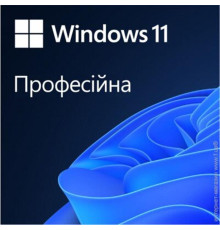 Програмне забезпечення Microsoft  Windows 11 Professional 64Bit Ukrainian 1ПК DSP OEI DVD (FQC-10557)