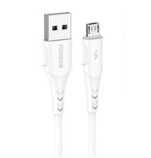 Кабель Foneng X81 USB - micro USB (M/M), 2.1 A, 1 м, White (X81-CA-MU)
