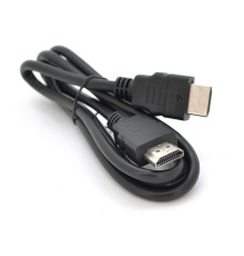 Кабель Merlion HDMI - HDMI V 1.4 (M/M), 1 м, Black (YT-HDMI(M)/(M)HSP-1m/22426) пакет