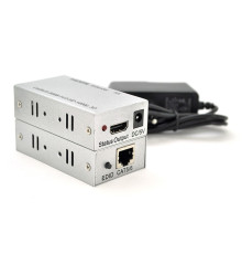 Перехідник-подовжувач Voltronic HDMI - RJ-45 (F/F), Grey (YT-SCPE HDM-60m1080Р/09243)